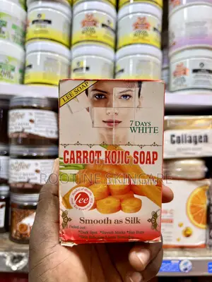 Carrot Kojic Extreme Whitening Soap 7 Days