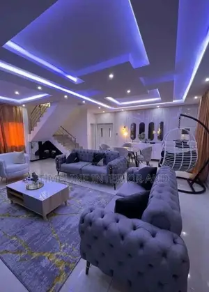Best Living Room Gypsum Design and Furnishings.