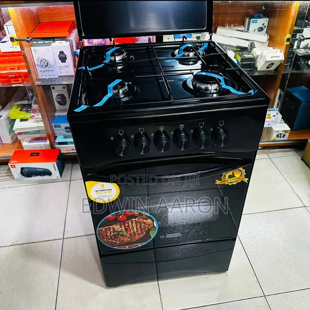 GL Black Full Gas Cooker With an Oven