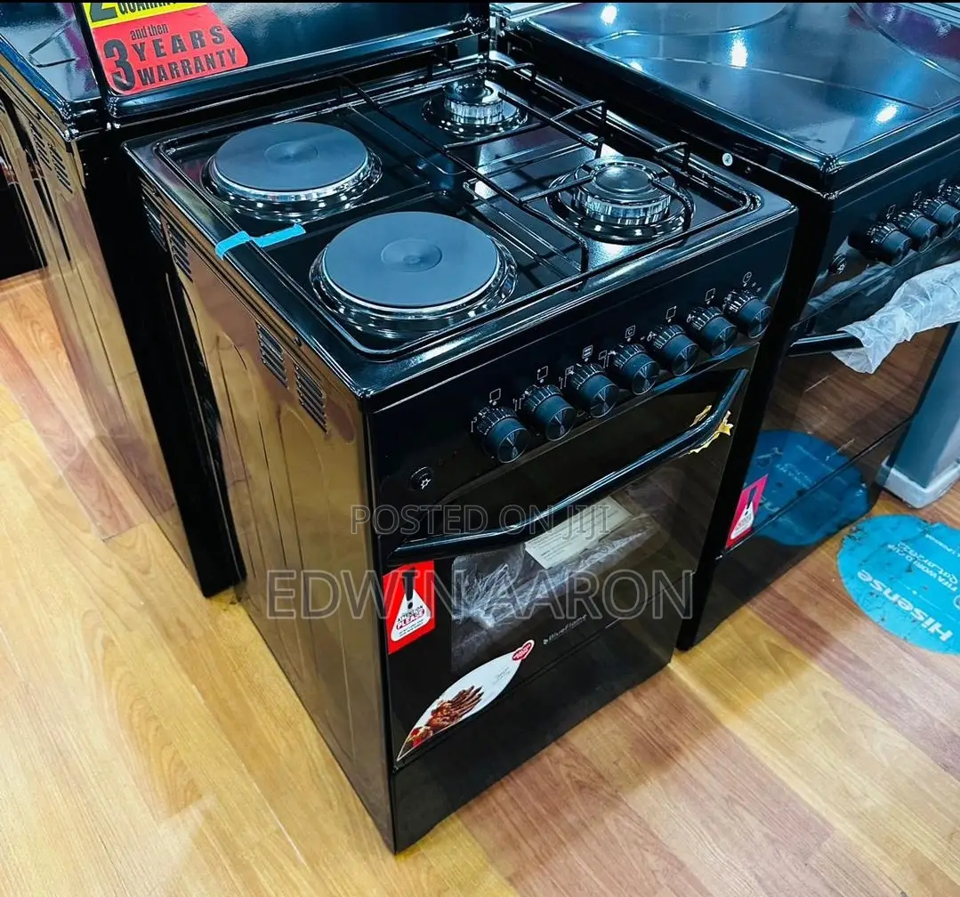 GL Black 2+2 Dual Oven / 2 Gas Burners and 2 Hotplates