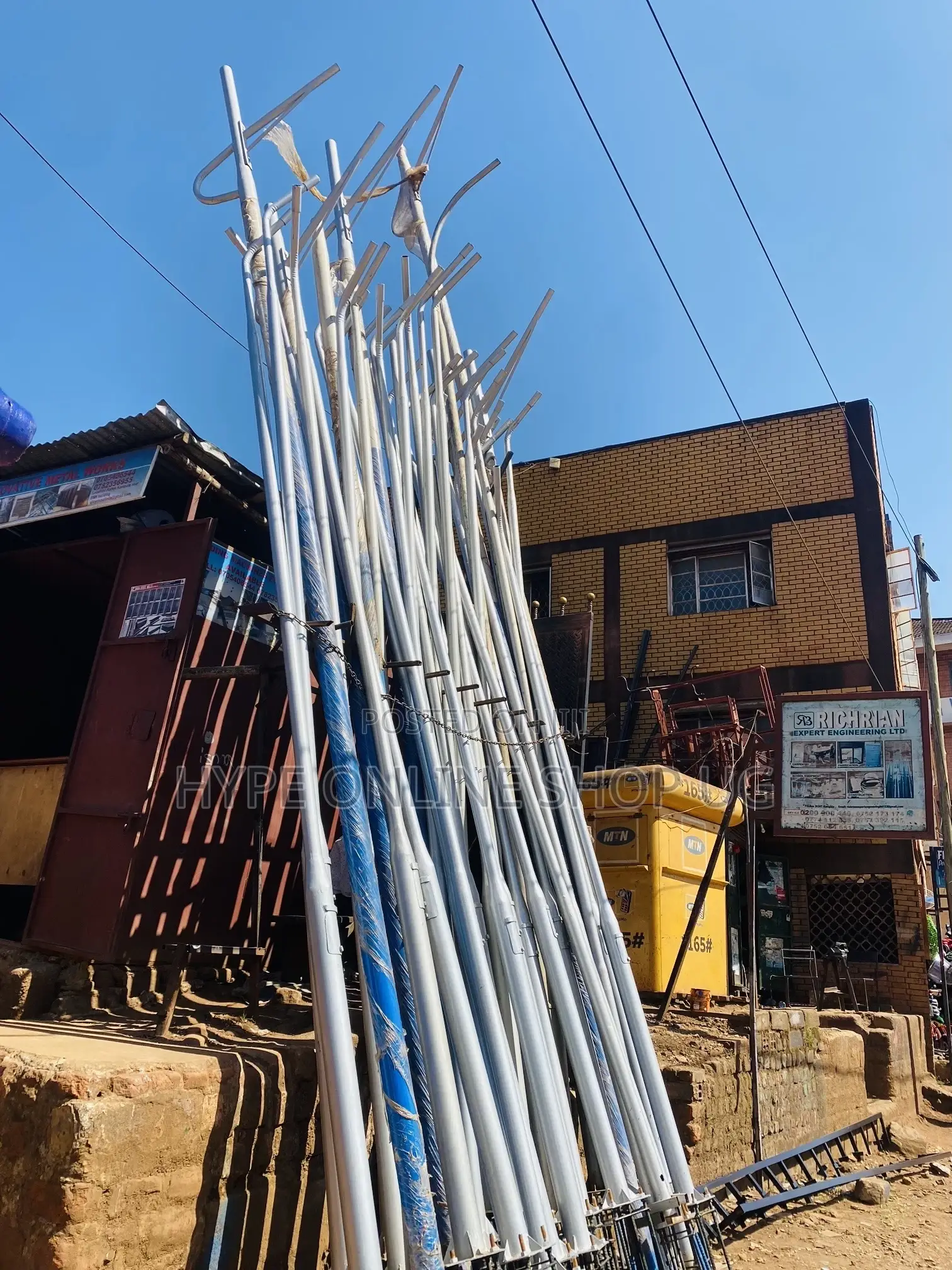 Big Heavy Solar Poles