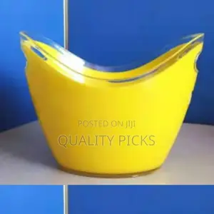 Yellow in Color Ice Bucket