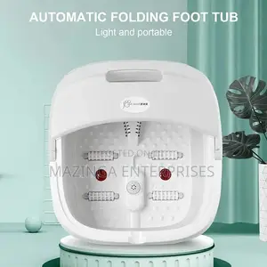 Foldable Self Heating Foot Bath Massager With Bubble Steam