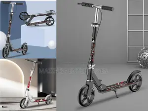 Foldable Kids Adults Scooter With Brakes Paddles