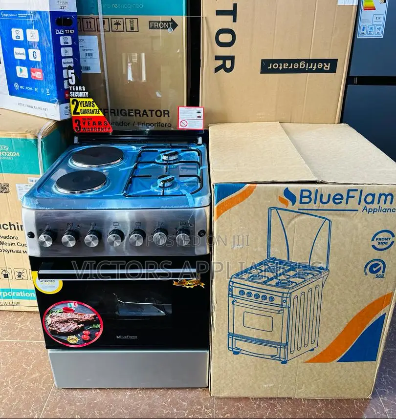 Blueflame Cooker 2+2 60x60cm Stainless Steel Made in Turkey