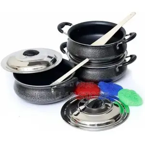 6 Pieces of Non-Stick Enamel Serving Saucepans