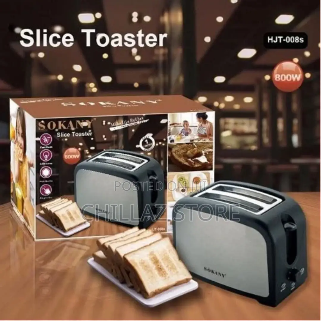 Sokany Automatic Fast Heating 2 Slice Electric Bread Toaster