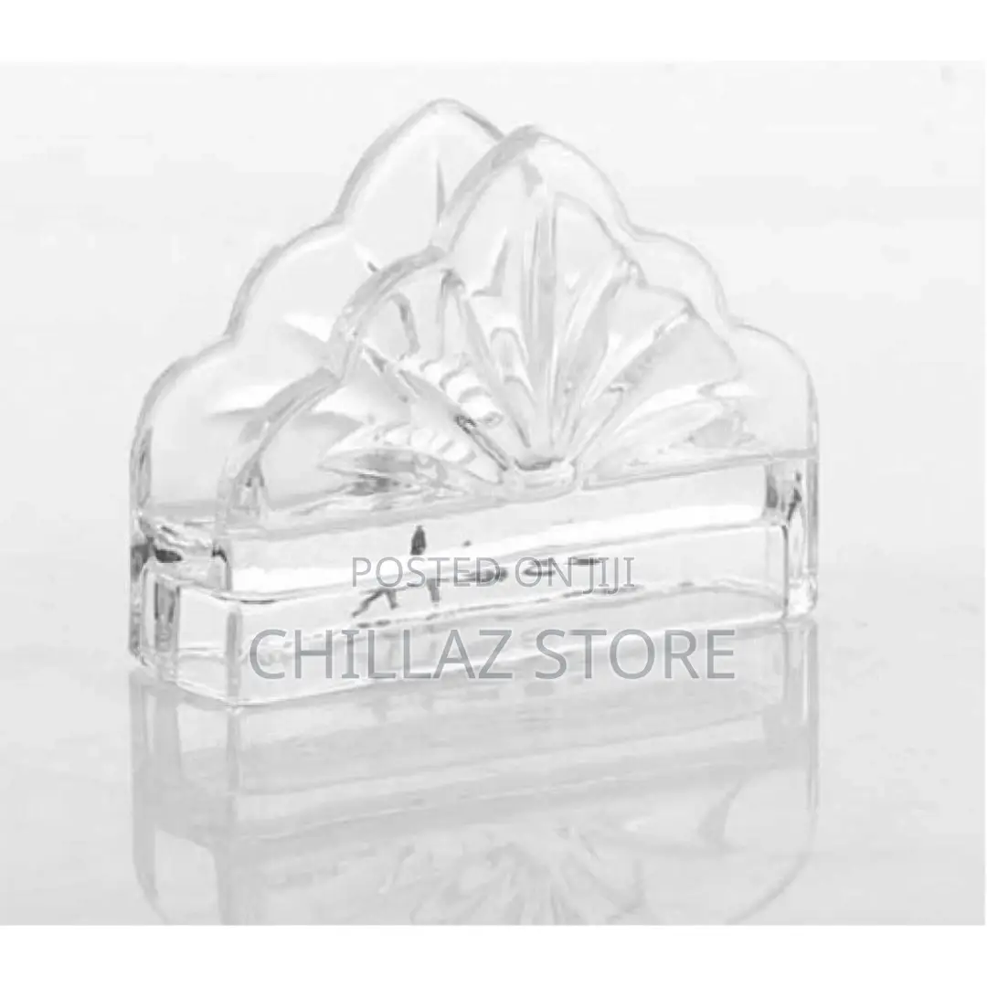 High Quality Crystal Glass Saviet Napkin Holder-