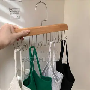 Wooden Plank 8 Hooks Hanger