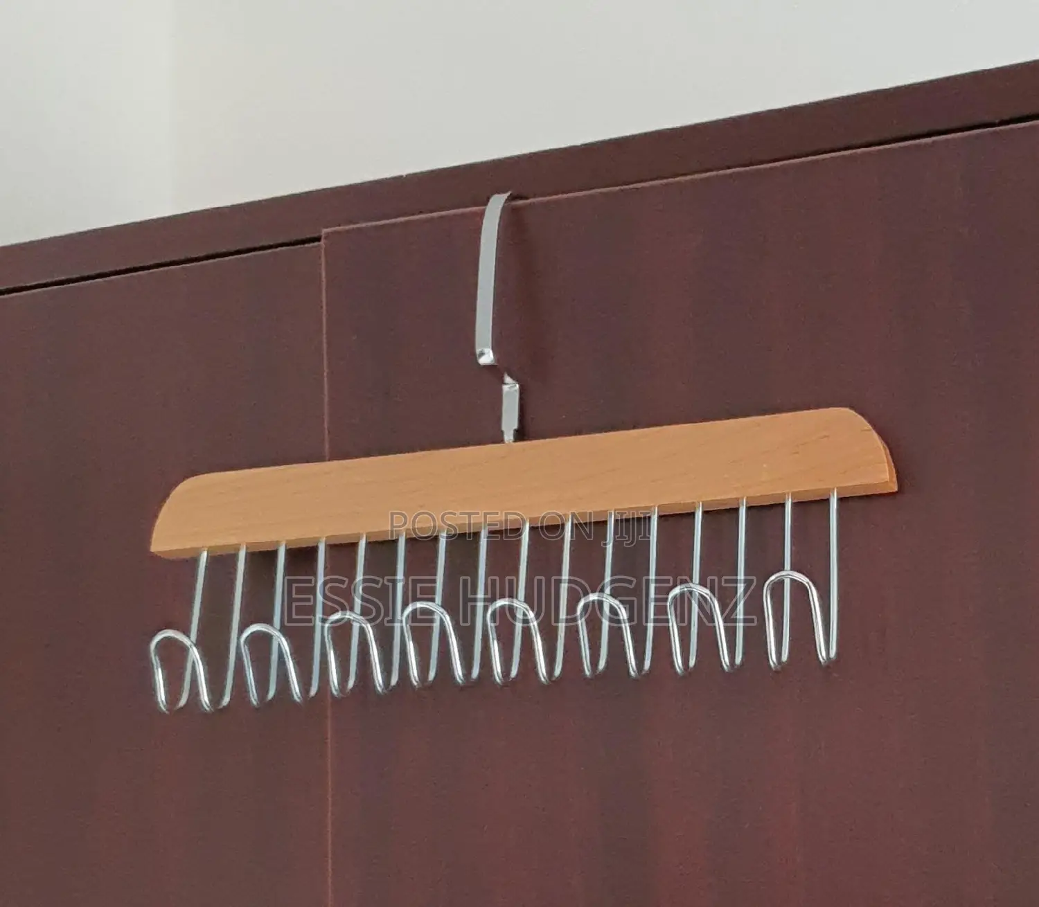 Wooden Plank 8 Hooks Hanger