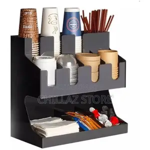 Storage Rack Coffee Tea Bags Shop Cup Holder