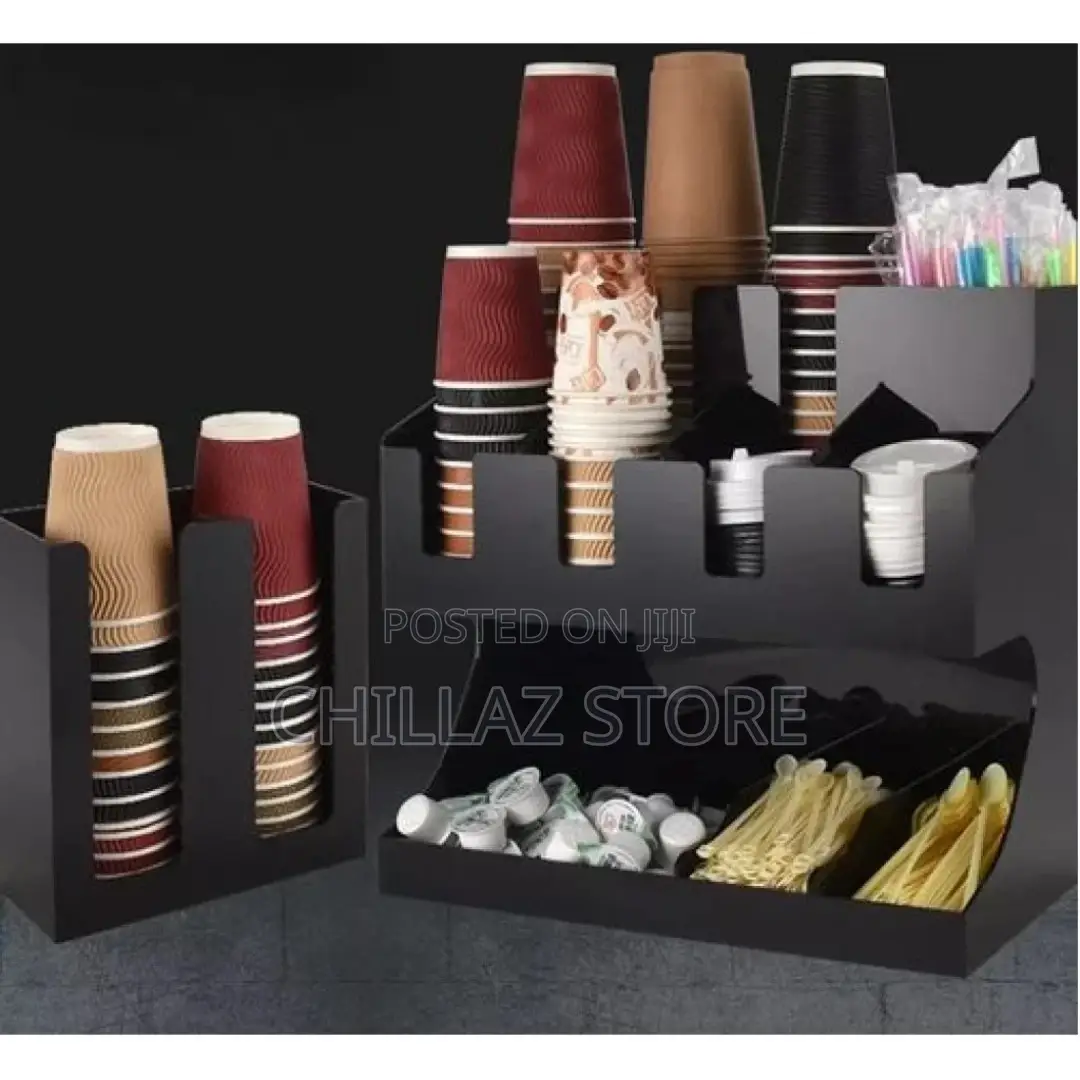 Storage Rack Coffee Tea Bags Shop Cup Holder
