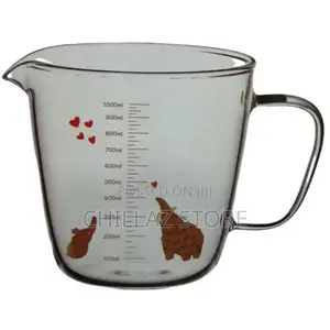1000ml Heatproof Glass Beaker Measuring Cup With Handle