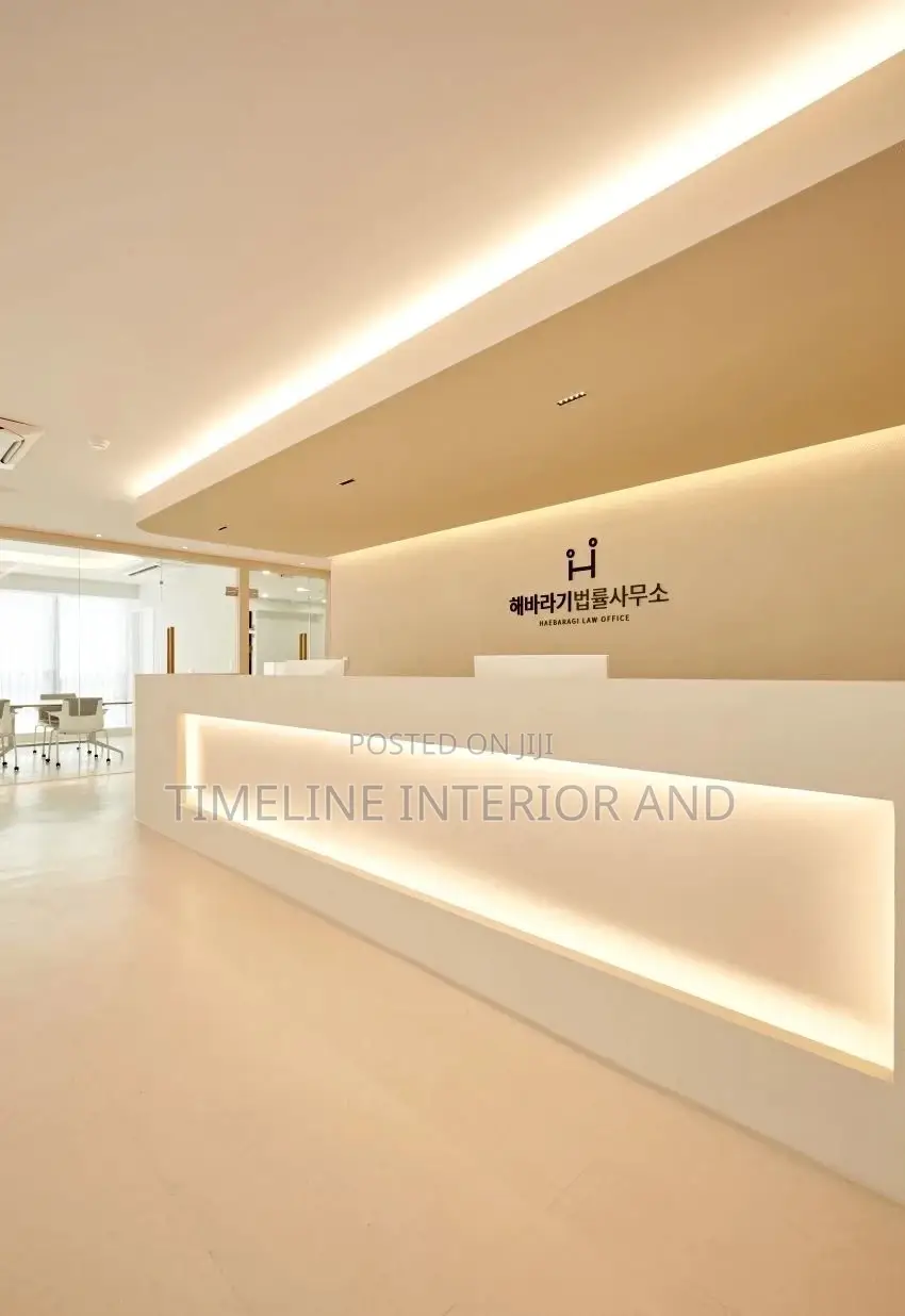 Executive Gypsum Ceiling on Counter Table .