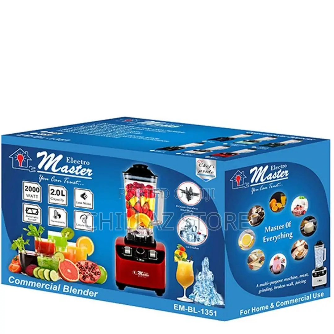Electro Master EM-BL-1351 Heavy Duty Blender,