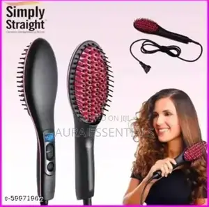 Professional Electric Hair Straightener Brush