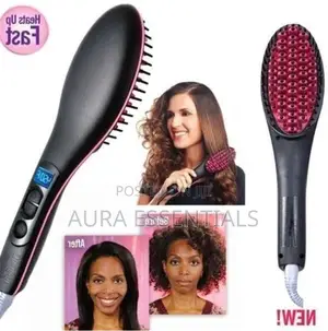 Professional Electric Hair Straightener Brush