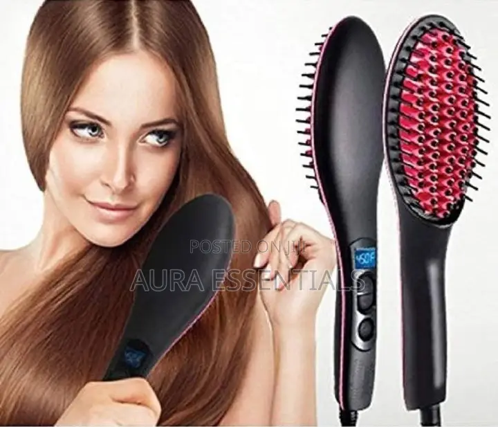 Professional Electric Hair Straightener Brush