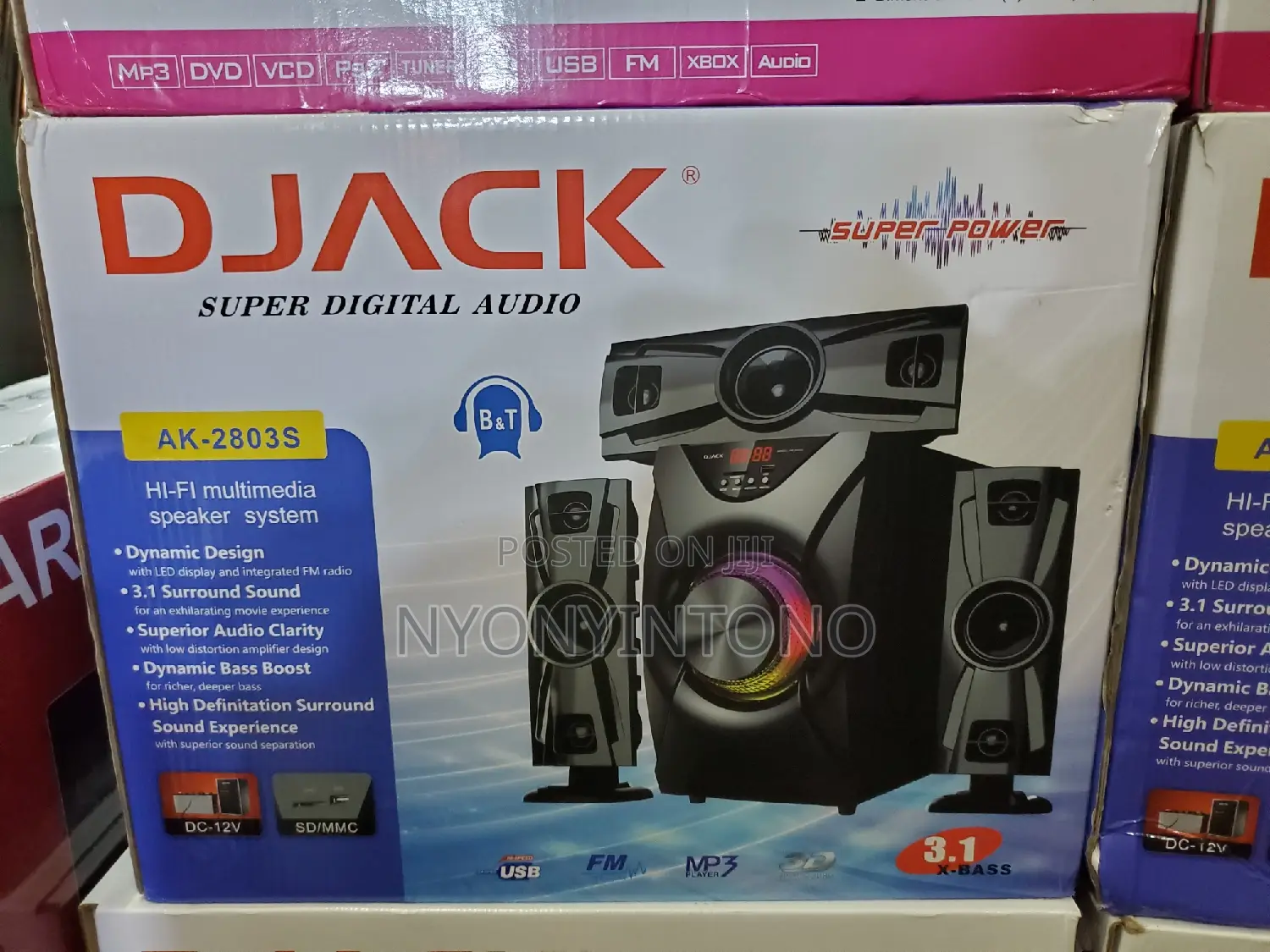 Djack Bluetooth Woofer With Deep Bass High Quality Sound