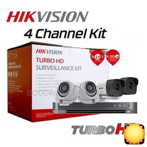 4 Channel CCTV Camera Kit Turbo HD 24 Hours Full Color