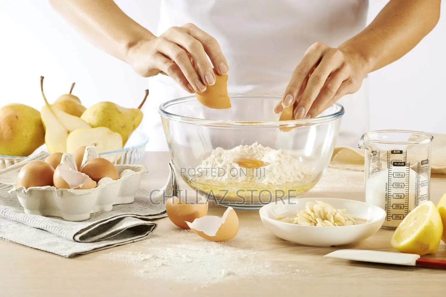 Pyrex Classic Baking Mixing Bowl Glass Set,