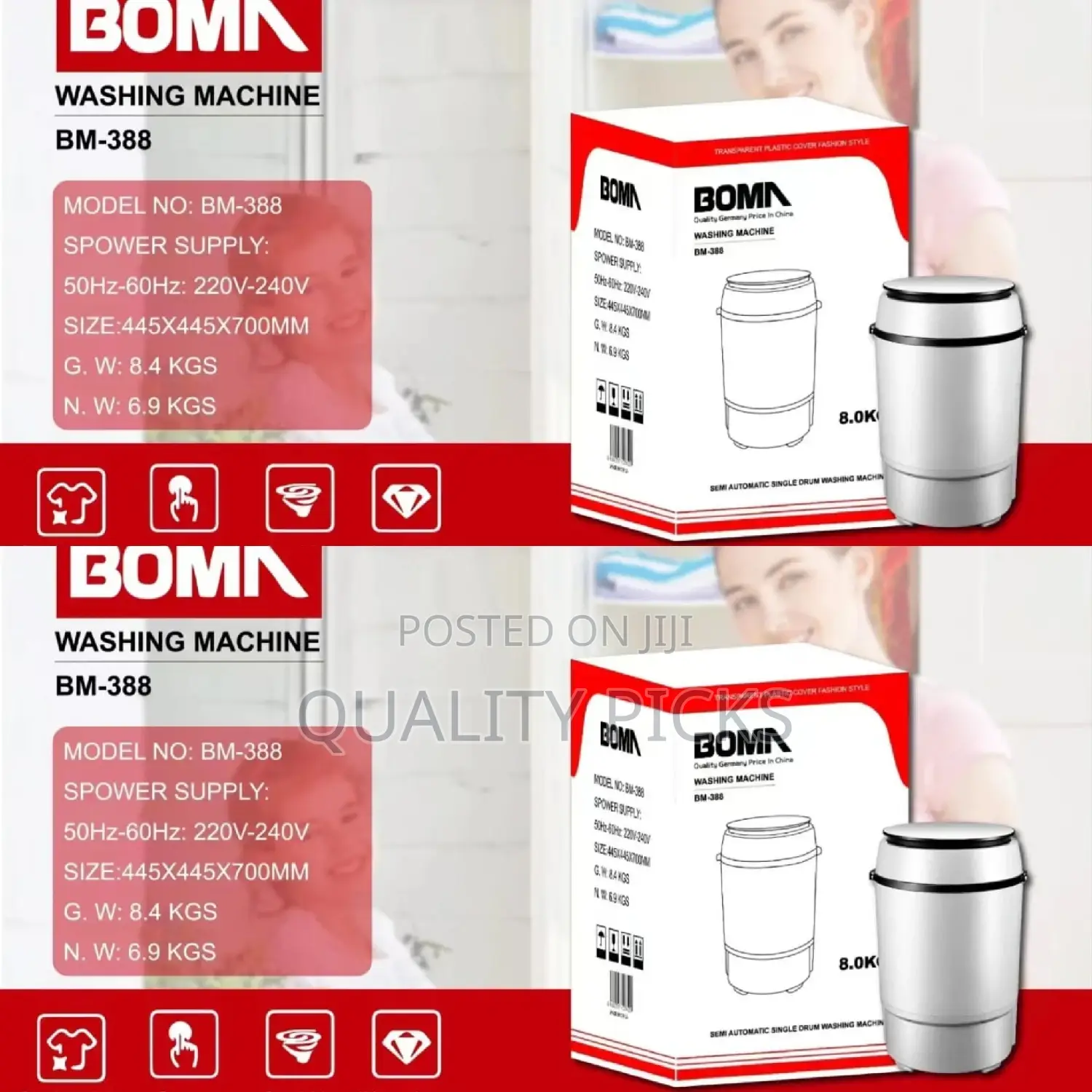 BOMA Mini Washing Machine
