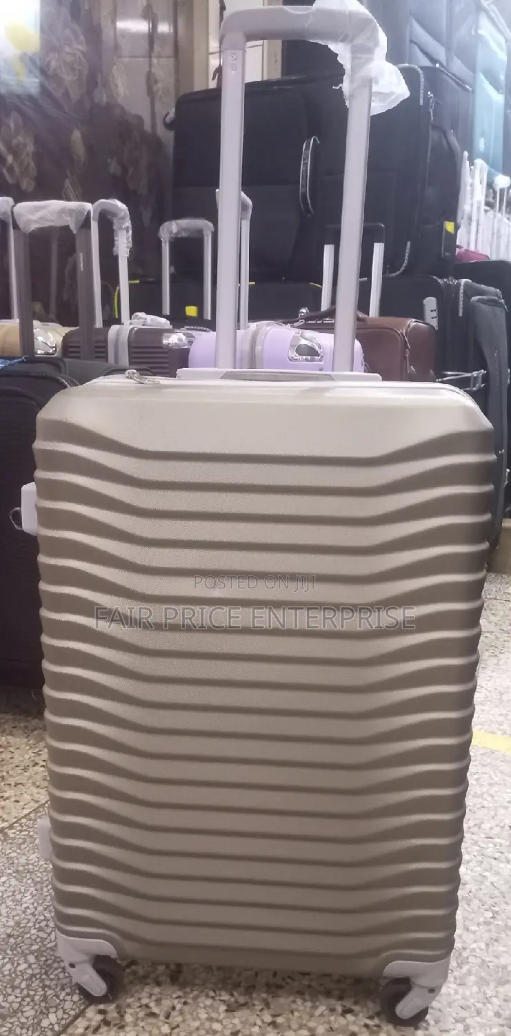 Classic Plastic Suitcases. Medium Size