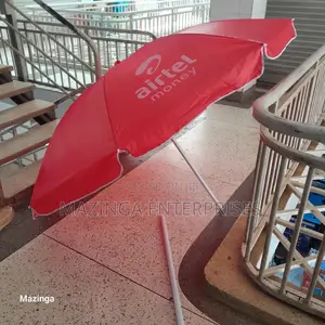 2meters Diameter Big Size Airtel Mobile Money Umbrella