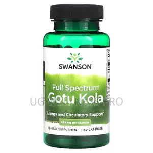 Swanson, Full Spectrum Gotu Kola, 435 Mg, 60 Capsules