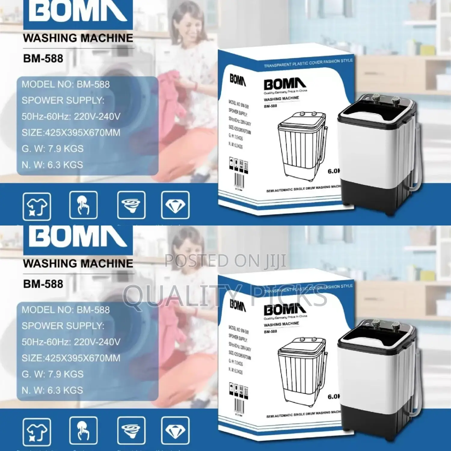 Mini BOMA Washing Machine