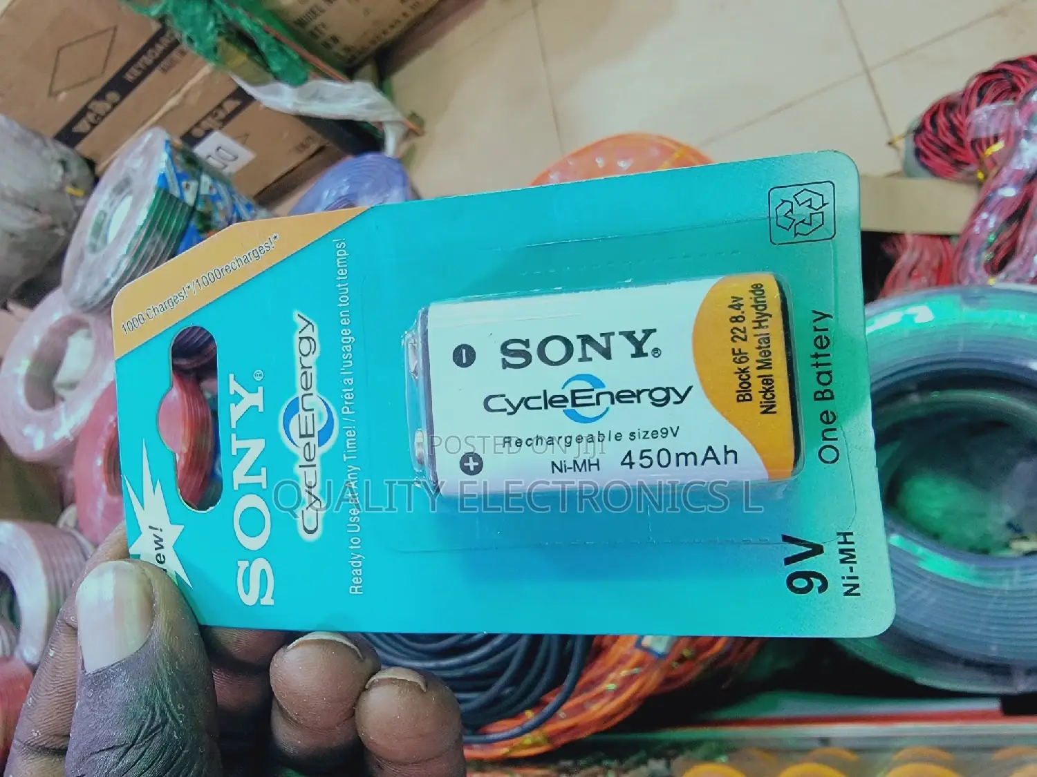Sony 9v Rechargeable Batteries