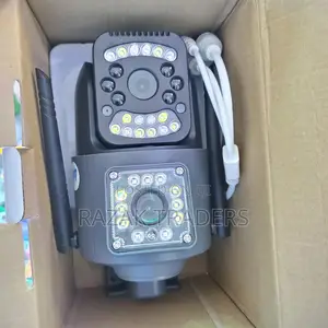 4G Simcard Smart IP Dual Lens 4MP Security Camera