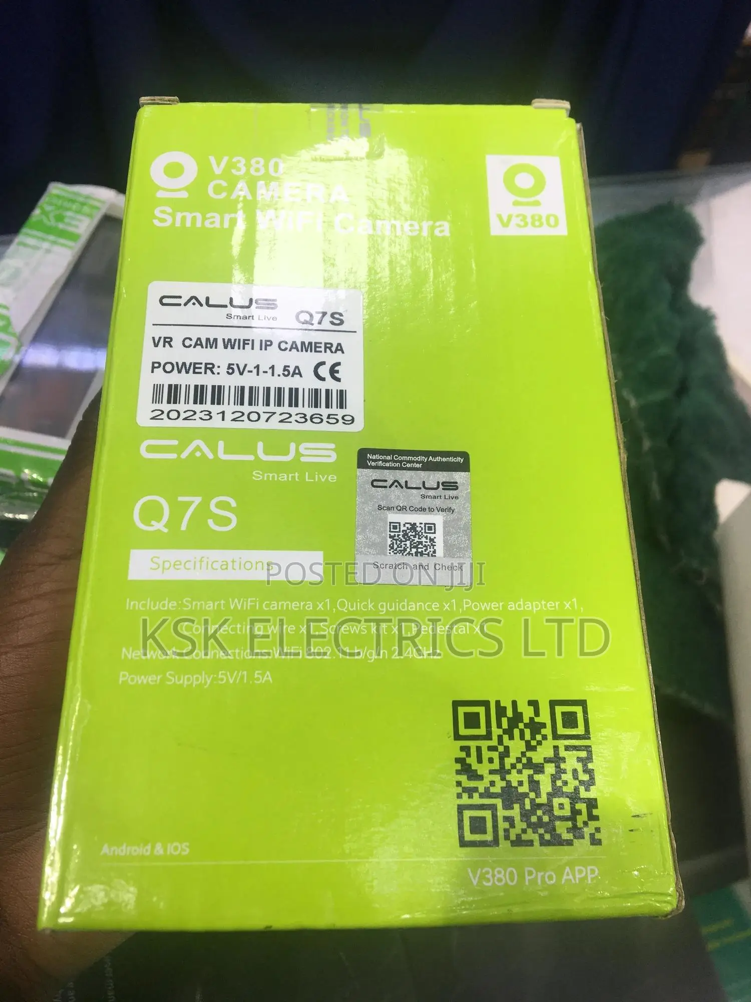 Calus Q7S Wireless Camera V380