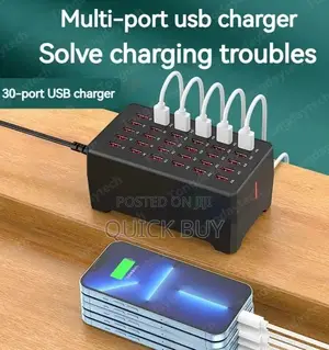 30 Ports USB Charger Station
