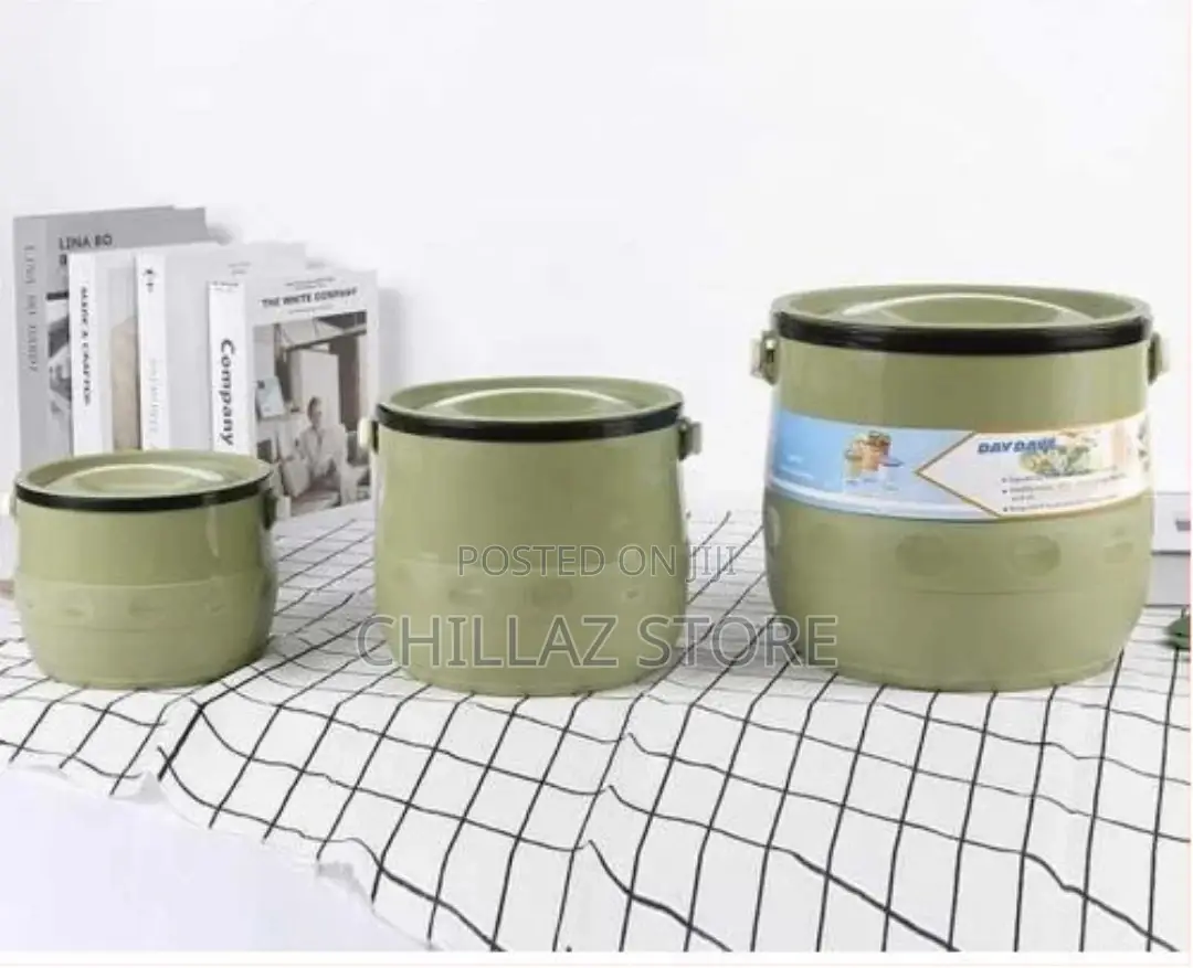 Daydays 3 Pc Insulated Lunch Box Food Warmer