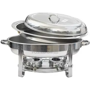 Oval Roll Top Chafing Dish Buffet Chafer Steam Food Warmer