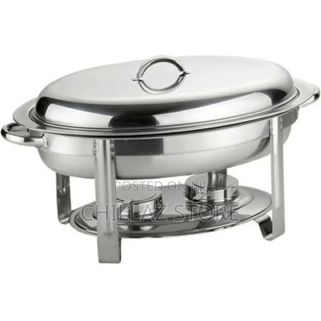 Oval Roll Top Chafing Dish Buffet Chafer Steam Food Warmer