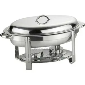 Oval Roll Top Chafing Dish Buffet Chafer Steam Food Warmer