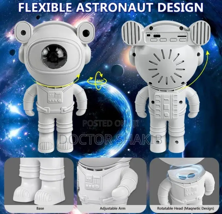 Great Design Kids Astronaut Night Light Projector Lamp