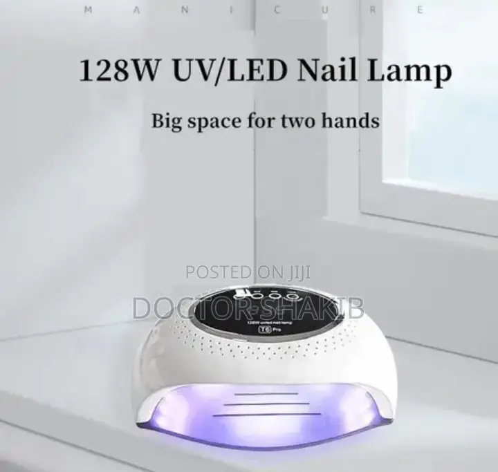 2 in 1 UV Led Gel Nail Lamp, 125W White