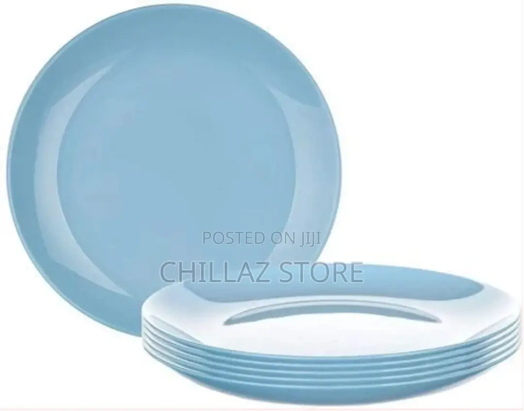 Luminarc Round Plain Design Dinner Plates –
