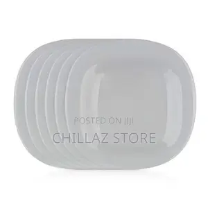 Luminarc Square Plain Design Side Plates