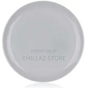 6picsluminarc Round Plain Design Dinner Plates –