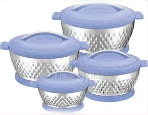 Lightbox 4 PCS Insulated Hot Pot Dishes Food Warmer