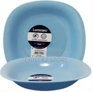 6 Pieces of Luminarc Square Plain Bowl Soup Plates