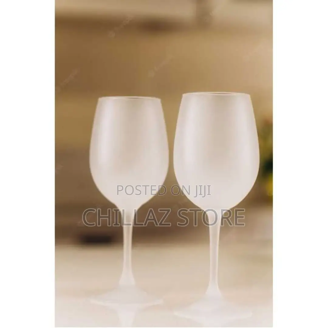 6pieces of Colored Juice Wine Frosted Glass With Ice Effect