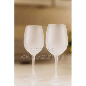6pieces of Colored Juice Wine Frosted Glass With Ice Effect