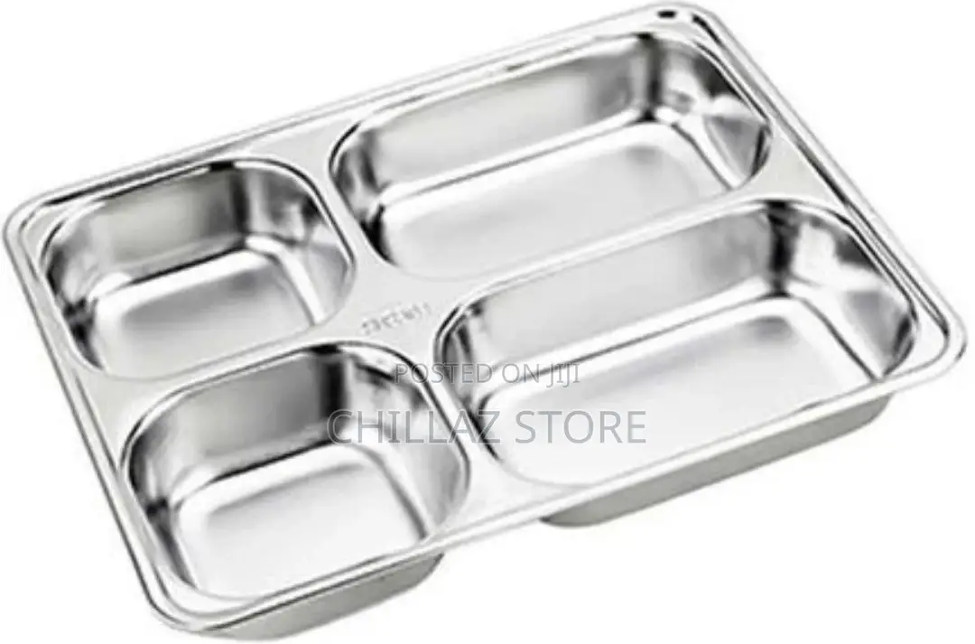 Rectangle 4 In1 Compartment Dinner Plate Tray