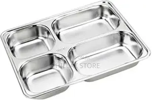 Rectangle 4 In1 Compartment Dinner Plate Tray