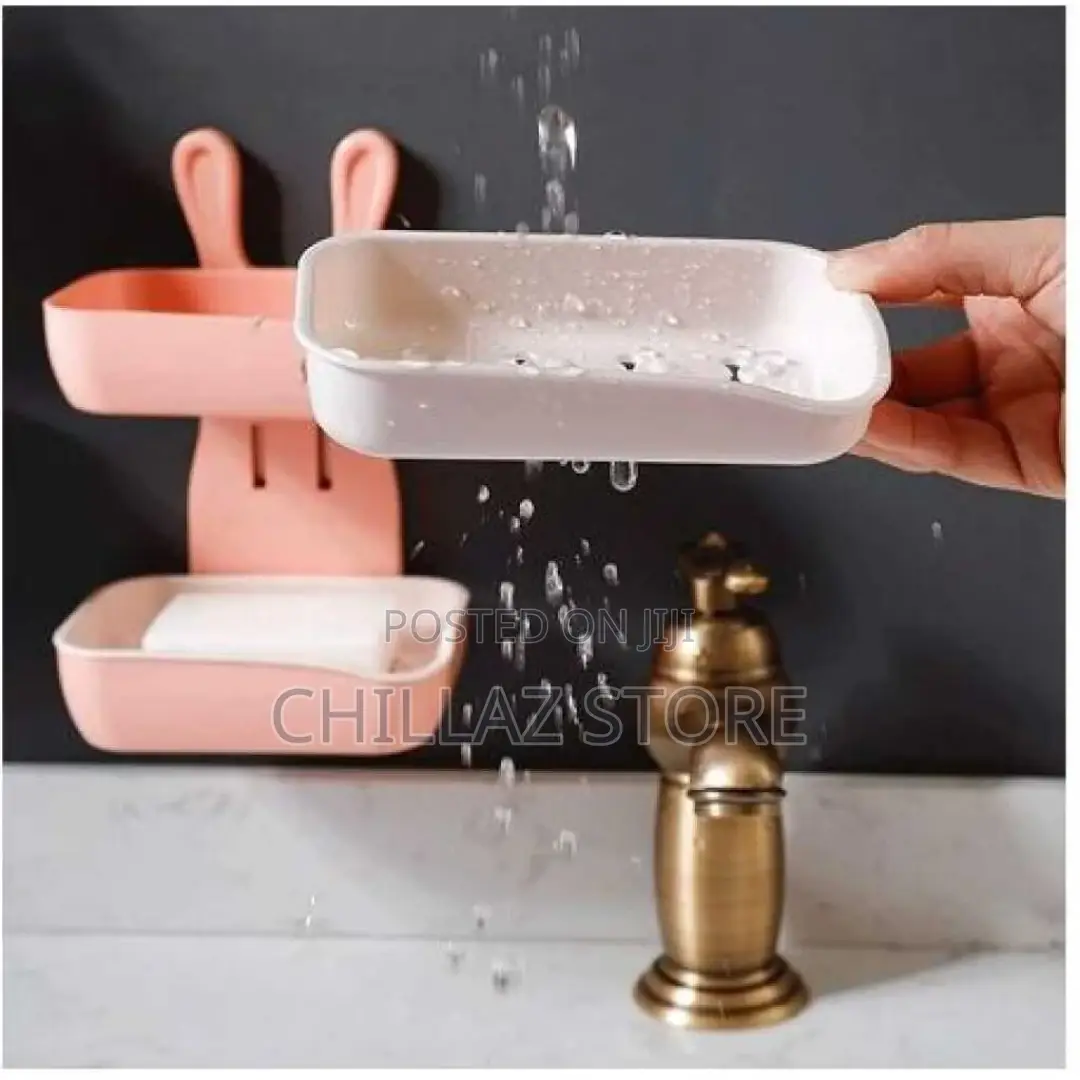 Mounted Soap Dish Box for Kitchen Bathroom – Multi-Colour